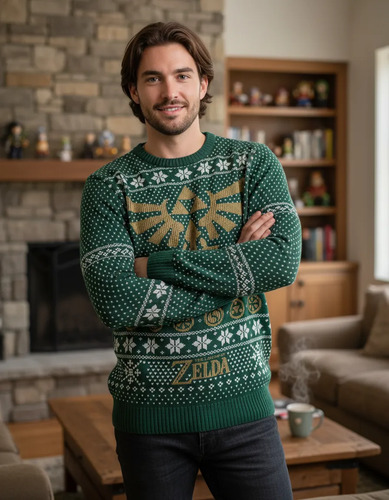 Playera Sublimada Ugly Sweater Zelda