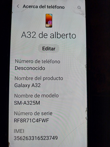 Samsung A32 Usado En Excelente Estado