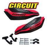 Par Protetor Mão Crf 250f Circuit Dakar Carbono Vermelho