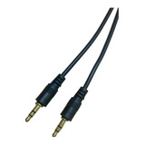 Cable Auxiliar Negro  1.5 M Cable Audio Plug Por Mayor X 12