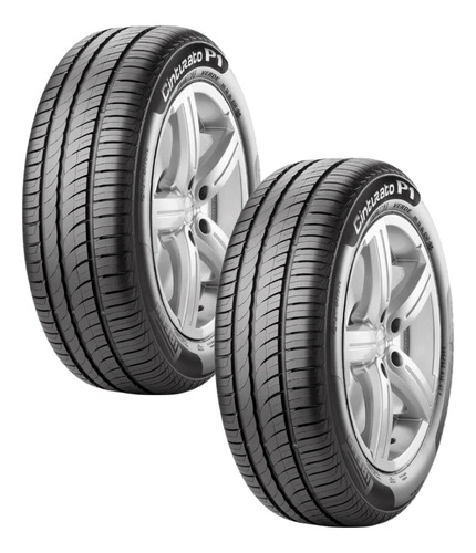 Kit De 2 Llantas 185/65r14 Pirelli P1 Cint. Verde 86h Msi