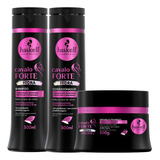 Kit Cavalo Forte Hidra Haskell Shampoo Condici Mascara 300ml