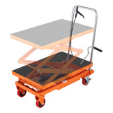 Vevor Plataforma Elevadora Hidráulica 150 Kg 127cm Naranja