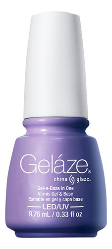 Esmalte De Uñas Gel Semipermanente Gelaze Color Morado