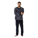 Pijama Masculino De Inverno Fleece - Aquece Mais Que Moletom