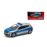 Auto Volkswagen Scirocco Policia Metal 8cm