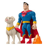 Conjunto Fisherprice Dc League Of Superpets Superman Krypto