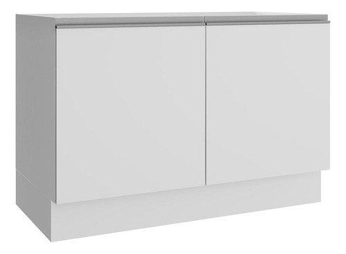 Mueble Madesa Glamy 120cm (sin Tapa Y Fregadero) -blanco Color Blanco