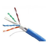 Bobina De Cable 305 Mts Utp Cat6a Uso Interior Azul