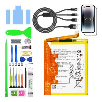 Batería Pila Para Huawei P20 Lite Ane-lx1\u002Flx2\u002Flx3\u002Flx2j\u002Fal00\u002Fl23\u002Fl22\u002Fl21\u002Ftl00 Hb366481ecw Con Kit De Reemplazo | MercadoLibre