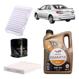 Kit Cambio De Aceite X3 Filtros + Aceite Toyota Corolla 1,8