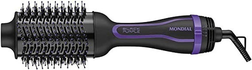 Escova Secadora Para Cabelos Black Purple 220v 60hz Mondial