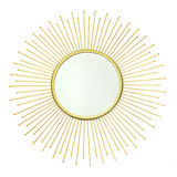 Espejo Decorativo Sol Dorado Elegante Grande Vintage