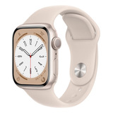 Reloj Inteligente Apple Watch 8 45mm Gps Starlight Deportivo