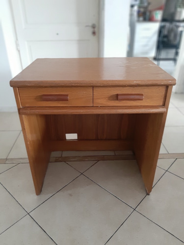 Escritorio De Madera Maciza 2 Estantes Ideal Para Restaurar