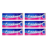 Fixodent Original Adhesivo Prótesis Dental Dientes 21gr X6