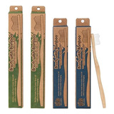 Cepillo De Dientes De Bambú Para Adultos/niños, 4 Unida