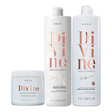 Divine Shampoo E Condicionador Litros + Máscara 500g