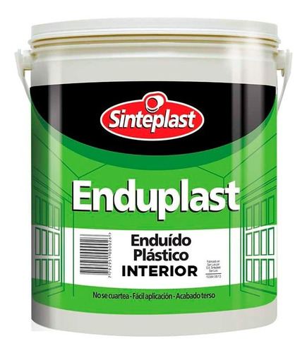 Enduplast Enduido Plastico Interior X 10kgs - Sagitario