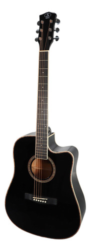 Guitarra Acústica Symphonic Ed14 Bk Negra 41 