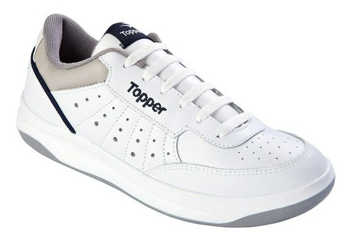 Zapatilla Topper X Forcer Cuero Vacuno Tenis Clásicas 