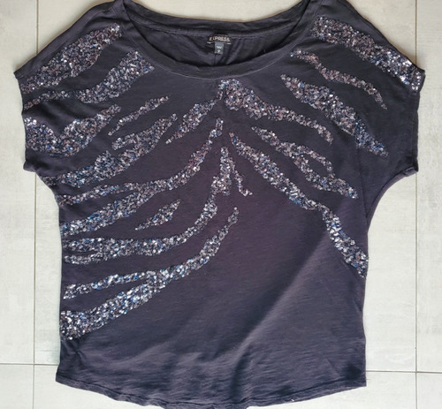 Express Remera/blusa Con Lentejuelas S