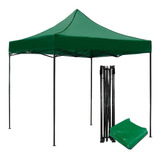 Toldo Plegable 3x3 Impermeable Araña Verde