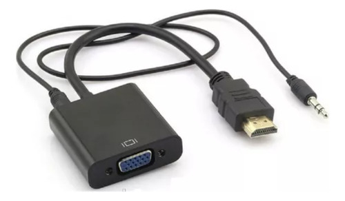 Cable Convertidor De Hdmi A Vga Pc Laptop Tv Monitor Pasivo