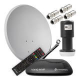 Receptor Digital Hd Vivensis + Antena + Lnbf + Conector