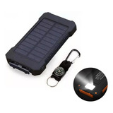 Top Banco De Energia Solar Impermeável 20000mah 2 Usb Portas