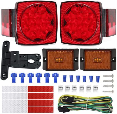 Sumergible Trailer Tail Lights Kit Impermeable 12v Led ...