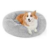 Cama Para Perro Gato Mascota Antiestres Forma De Dona 80 Cm