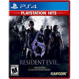 Resident Evil 6 Playstation Hits Ps4 Formato Físico.