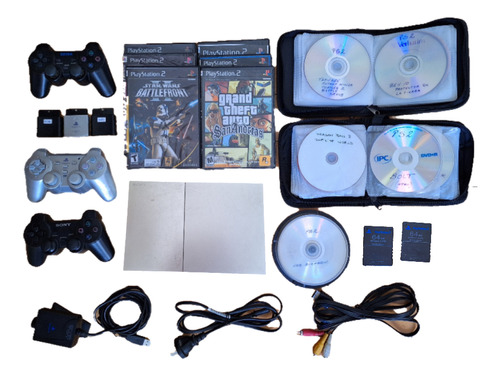 Consola Playstation 2 Ps2 Funciona Con Juegos