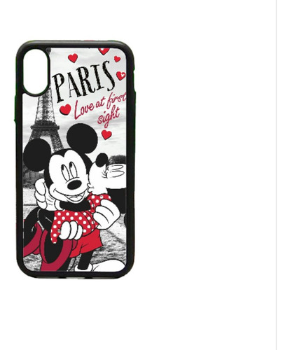 Funda Protector Para iPhone Mickey Minnie Paris