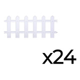 Set X24 Cerco/cantero Plastico Tradicional 1mts X 24cm