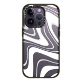 Funda Casetify Para iPhone 14 Pro Shockpr Frosted Swirls