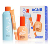 Bubble Skincare Kit Para Piel Con Acne Importado