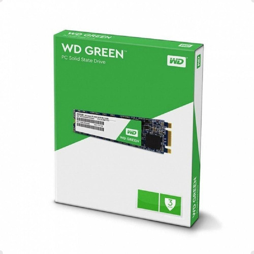 Ssd Wd 480gb Green M.2 2280, Sata3