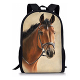 Mochila Infantil Cavalo Mochila De 17 Polegadas