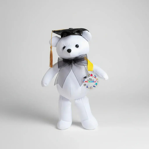 Oso Graduación 2026 Firmas 30cm Medalla Y Nombre Personaliza