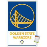 Póster De Nba Golden State Warriors Logo 21, 22.375  X...