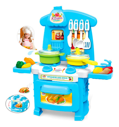 Cocina Juguete  Interactivo Utencilios Juego Rol  Niños 