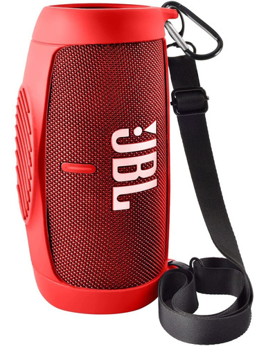 Funda De Silicona Para Altavoz Jbl Charge 5 - Roja