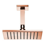 Chuveiro Lorenzetti Lorenquadra 5014 R16 Rose Gold De Teto