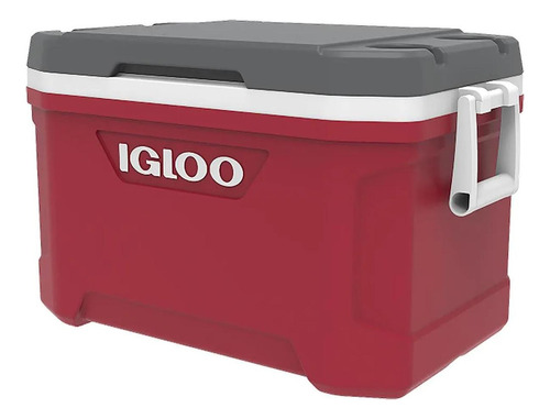 Hielera 52 Qt Latitude Roja Industrial 76 Latas Igloo Color Rojo