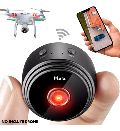 Cámara Wifi 4.5 Cm Bateria Imán Uso Espía Drone Android