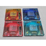 Jogo De 4 Mini Disc Sony Mdw74en Lacrado Cchic @