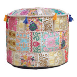 The Art Box Cotton Patchwork Vintage Boho Bordado Bean Bag S