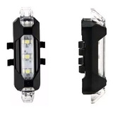 Luz Bicicleta Led Recargable Usb 4 Efectos Potente 12hs